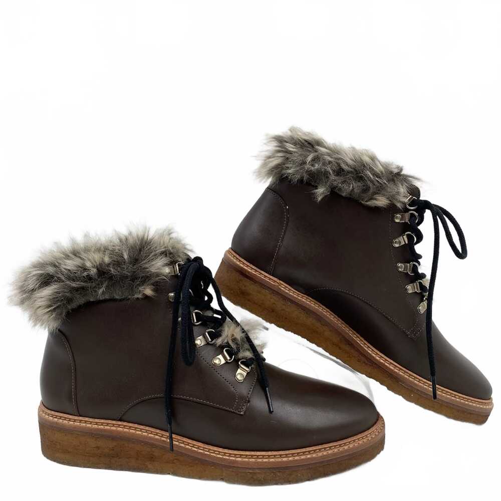 Botkier Brown Winter Wedge Boots | Women’s Size 9.5